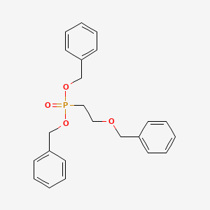 molecular formula C23H25O4P B8541229 Dibenzyl [2-(benzyloxy)ethyl]phosphonate CAS No. 62514-79-8