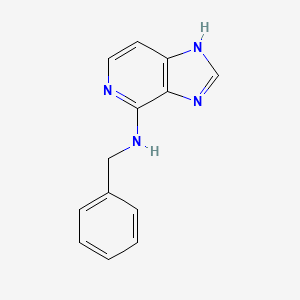 molecular formula C13H12N4 B8541491 4-benzylamino-1H-imidazo(4,5-c)pyridine 