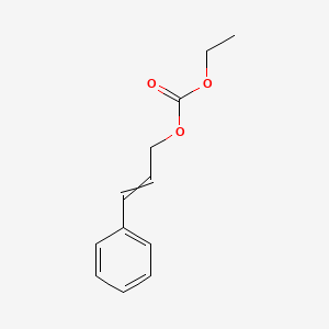 molecular formula C12H14O3 B8541540 Ethyl cinnamyl carbonate 