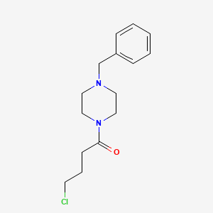 molecular formula C15H21ClN2O B8541561 1-Benzyl-4-(4-chlorobutyryl)piperazine CAS No. 83502-56-1