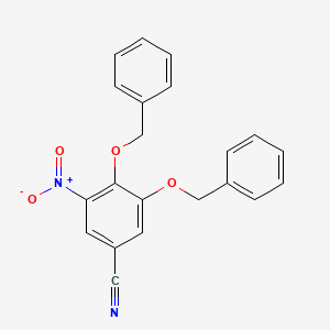 3,4-Bis(benzyloxy)-5-nitrobenzonitrile