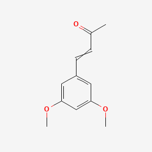 molecular formula C12H14O3 B8541722 4-(3,5-Dimethoxyphenyl)-but-3-en-2-one 