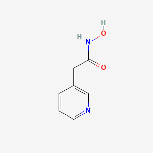 molecular formula C7H8N2O2 B8541765 N-hydroxy 3-pyridineacetamide 