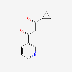1-Cyclopropyl-3-(pyridin-3-yl)propane-1,3-dione