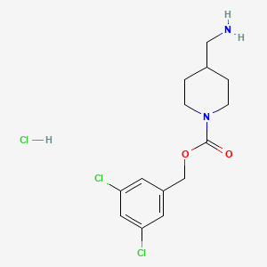 3,5-Dichlorobenzyl 4-(aminomethyl)piperidine-1-carboxylate hydrochloride