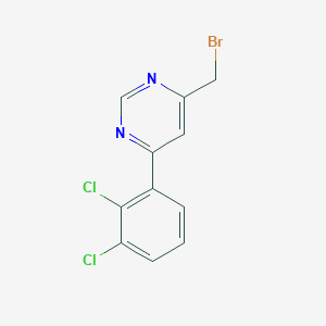 4-(Bromomethyl)-6-(2,3-dichlorophenyl)pyrimidine