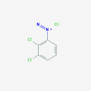 molecular formula C6H3Cl3N2 B8541968 2,3-Dichlorobenzene-1-diazonium chloride CAS No. 73260-77-2