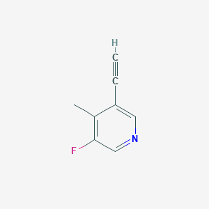 3-Ethynyl-5-fluoro-4-methylpyridine