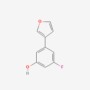 molecular formula C10H7FO2 B8542003 3-Fluoro-5-(3-furyl)phenol 