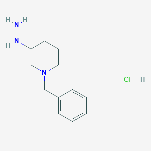 1-Benzyl-3-hydrazinylpiperidine hydrochloride