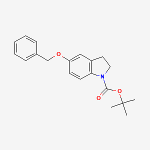 5-(Benzyloxy)-1-indolinecarboxylic acid tert-butyl ester