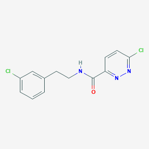 molecular formula C13H11Cl2N3O B8542049 6-Chloropyridazine-3-carboxylic acid [2-(3-chlorophenyl)ethyl]amide 