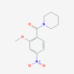molecular formula C13H16N2O4 B8542074 (2-Methoxy-4-nitro-phenyl)-piperidin-1-yl-methanone 