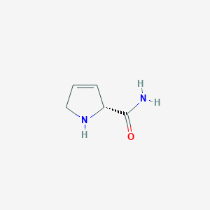 molecular formula C5H8N2O B8542083 (R)-2,5-dihydro-1H-pyrrole-2-carboxamide 