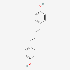 molecular formula C16H18O2 B8542117 1,4-Bis(4-hydroxyphenyl)-butane 