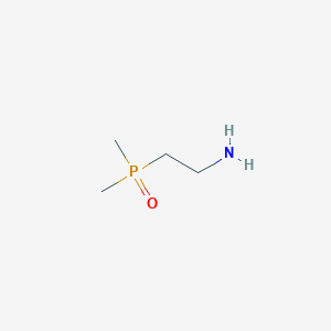 molecular formula C4H12NOP B8542140 2-(Dimethylphosphinoyl)ethanamine 