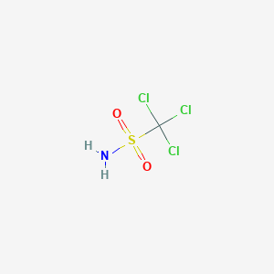 molecular formula CH2Cl3NO2S B8542258 1,1,1-Trichloromethanesulfonamide CAS No. 30289-70-4