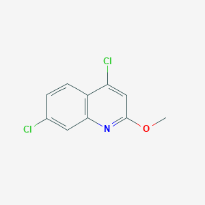 molecular formula C10H7Cl2NO B8542332 2-Methoxy-4,7-dichloroquinoline 