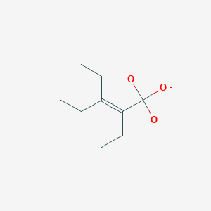 molecular formula C9H15O3-3 B8542360 Triethyl orthoacrylate 