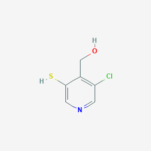 molecular formula C6H6ClNOS B8542408 (3-Chloro-5-mercapto-pyridin-4-yl)-methanol 