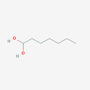 molecular formula C7H16O2 B8542412 Heptane-1,1-diol CAS No. 33969-55-0