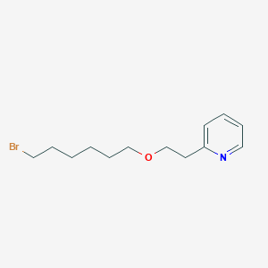 molecular formula C13H20BrNO B8542468 2-(2-((6-Bromohexyl)oxy)ethyl)pyridine 