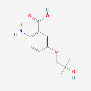 2-Amino-5-(2-hydroxy-2-methylpropoxy)benzoic acid