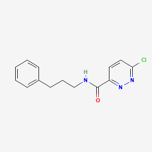 6-Chloropyridazine-3-carboxylic acid (3-phenylpropyl)amide