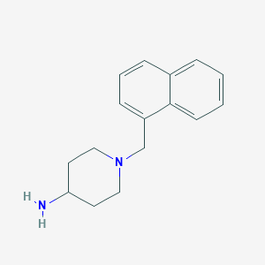 molecular formula C16H20N2 B8542585 4-Amino-1-(1-naphthyl)methylpiperidine 