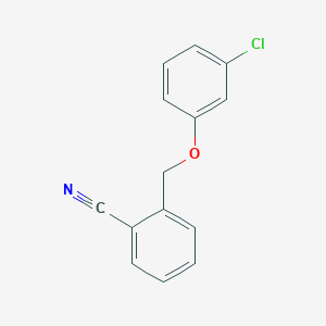 2-(3-Chlorophenoxymethyl)benzonitrile