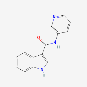 1H-Indole-3-carboxylic acid pyridin-3-ylamide