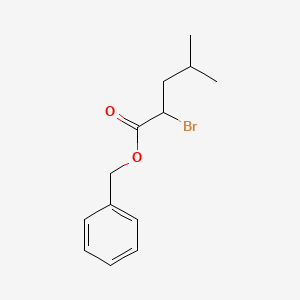 molecular formula C13H17BrO2 B8542597 Benzyl 2-bromo-4-methylpentanoate CAS No. 60335-50-4