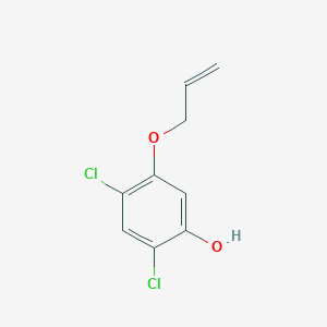 molecular formula C9H8Cl2O2 B8542616 5-Allyloxy-2,4-dichloro-phenol 