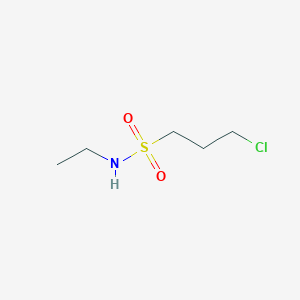 molecular formula C5H12ClNO2S B8542650 N-ethyl-3-chloro propylsulfonamide 