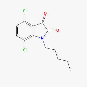 4,7-dichloro-1-pentyl-1H-indole-2,3-dione