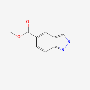 methyl 2,7-dimethyl-2H-indazole-5-carboxylate