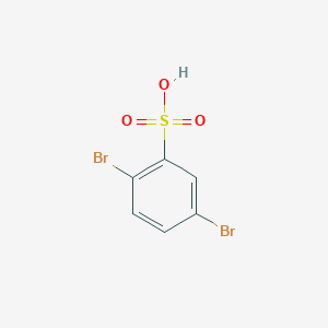 molecular formula C6H4Br2O3S B8542738 2,5-dibromobenzenesulfonic Acid 