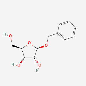 molecular formula C12H16O5 B8542757 Benzyl beta-D-ribofuranoside 
