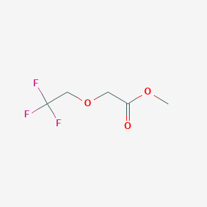 molecular formula C5H7F3O3 B8542797 Methyl 2-(2,2,2-trifluoroethoxy)acetate 