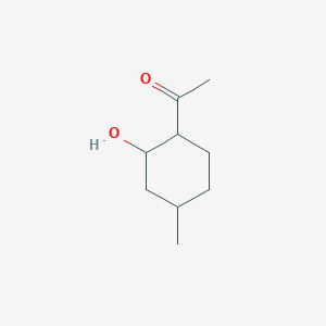 molecular formula C9H16O2 B8542813 1-(2-Hydroxy-4-methylcyclohexyl)ethanone CAS No. 917750-72-2