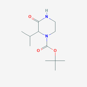 2-Isopropyl-3-oxopiperazine-1-carboxylic acid tert-butyl ester