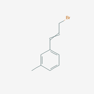 molecular formula C10H11Br B8542863 m-Methylcinnamyl bromide 