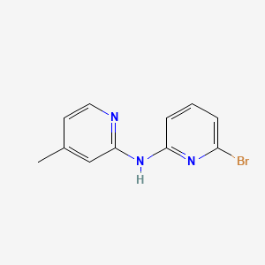 molecular formula C11H10BrN3 B8542923 6-bromo-N-(4-methylpyridin-2-yl)pyridin-2-amine 