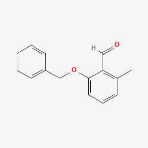 molecular formula C15H14O2 B8543062 2-Benzyloxy-6-methylbenzaldehyde 