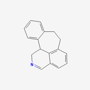 B8543151 Benzo(6,7)cyclohept(1,2,3-de)isoquinoline, 1,7,8,12b-tetrahydro- CAS No. 7574-72-3