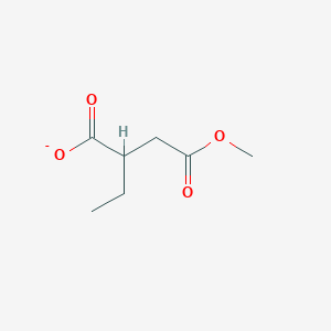 2-Ethyl-4-methoxy-4-oxobutanoate