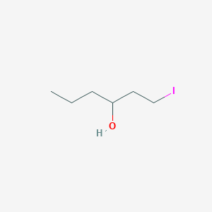 molecular formula C6H13IO B8543248 1-Iodohexan-3-OL CAS No. 52418-82-3