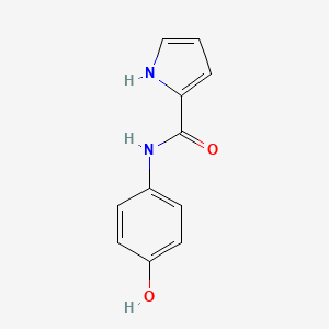 molecular formula C11H10N2O2 B8543278 1H-Pyrrole-2-carboxylic acid (4-hydroxy-phenyl)-amide 