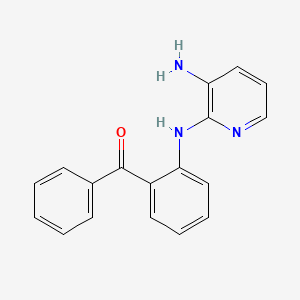 {2-[(3-Aminopyridin-2-yl)amino]phenyl}(phenyl)methanone