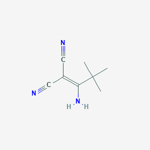 (1-Amino-2,2-dimethylpropylidene)propanedinitrile